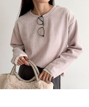 ラメモールプルオーバー