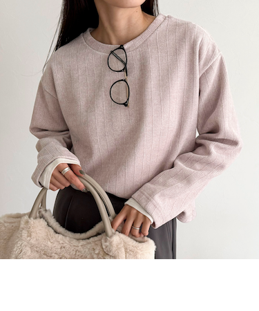 ラメモールプルオーバー