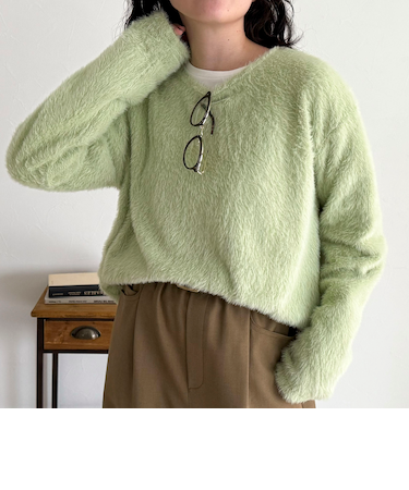 シャギールーズロンTシャツ