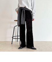 モールストレッチフレアーパンツ