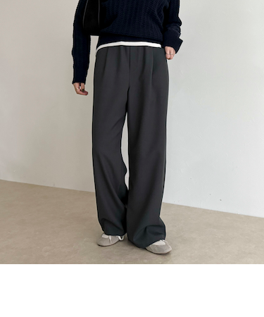 ウールライク5ポケイージーパンツ