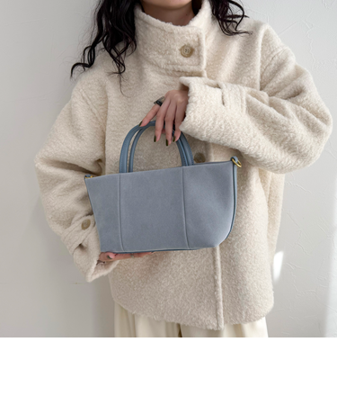 フェイクスエードミニトートバッグ