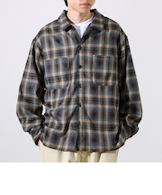 【主役の1枚】TRオンブレチェック ブランケットステッチシャツ