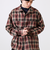 【主役の1枚】TRオンブレチェック ブランケットステッチシャツ