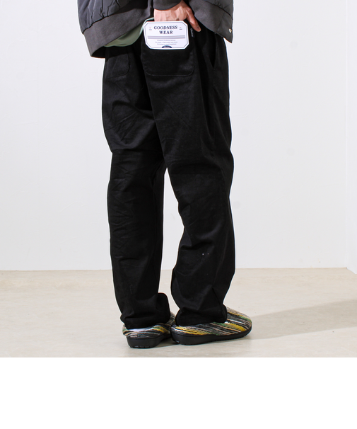 【人気シリーズ/UNISEX/4サイズ/7色展開】GOODNESS コールパンツ