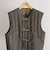 【TAION/タイオン】REVERSIBLE CHINA BUTTON INNER DOWN VEST