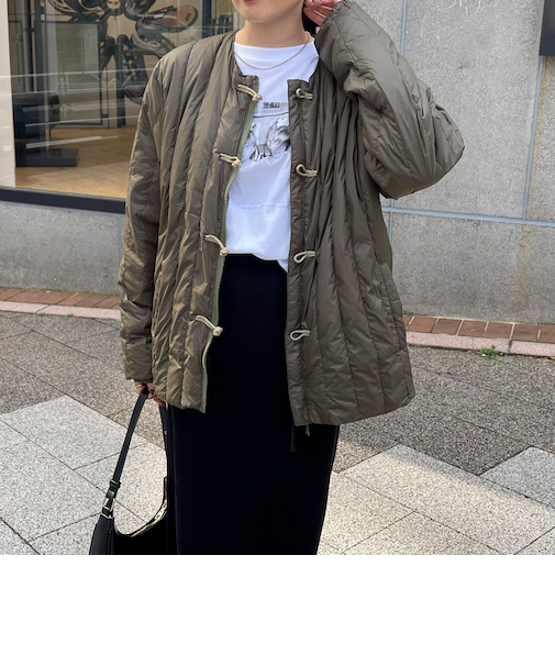 【TAION/タイオン】REVERSIBLE CHINA BUTTON INNER DOWN