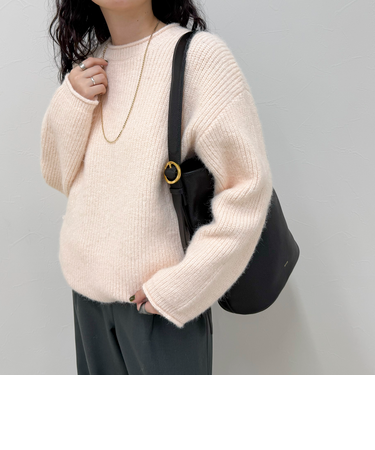 【BEAURE/ビュレ】バックルバケツレザートートバッグ