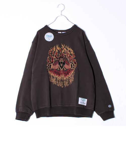 DISCUS×Disney Villains】UNISEX ヴィンテージ風 裏毛スウェット