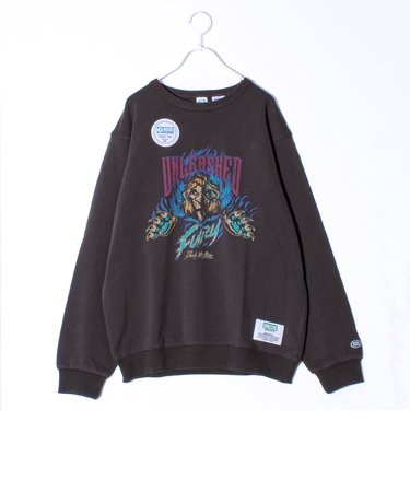 【DISCUS×Disney Villains】UNISEX ヴィンテージ風 裏毛スウェット