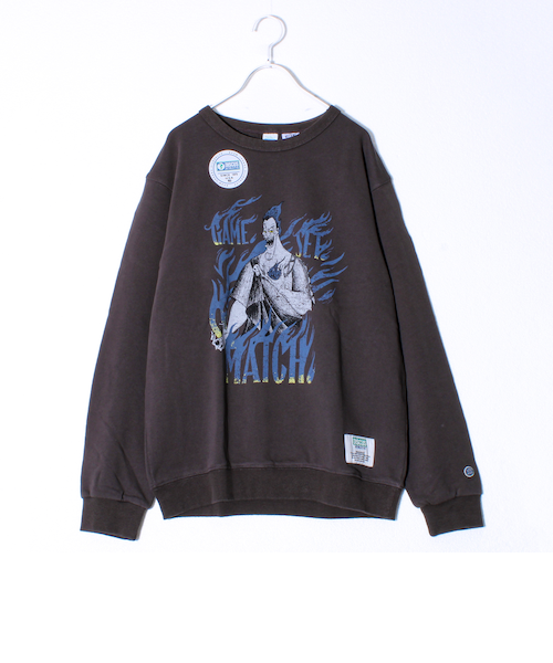 DISCUS×Disney Villains】UNISEX ヴィンテージ風 裏毛スウェット