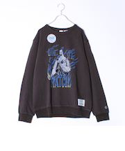 【DISCUS×Disney Villains】UNISEX ヴィンテージ風 裏毛スウェット