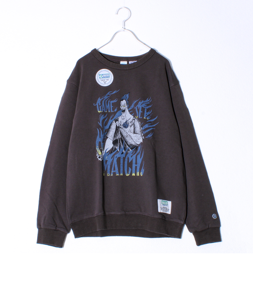 【DISCUS×Disney Villains】UNISEX ヴィンテージ風 裏毛スウェット