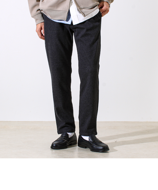 【Deep Shape】微起毛ストレッチ イージーパンツ