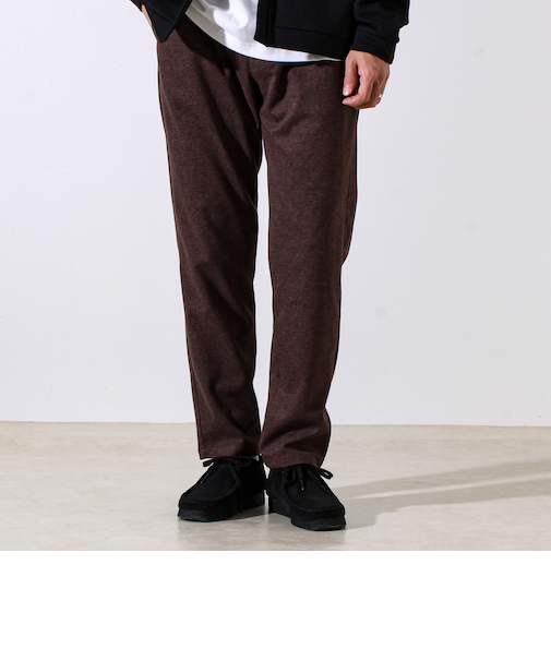【Deep Shape】微起毛ストレッチ イージーパンツ