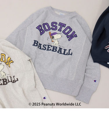 【Champion/チャンピオン】SNOOPY CREW SWEATSHIRT