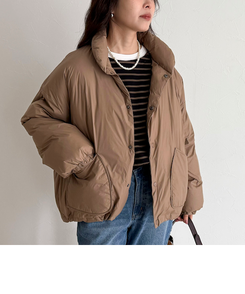 【GEVACO/ゲバコ】ノンステッチミドルダウン