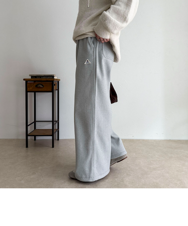 【GEVACO/ゲバコ】ウールライクイージーパンツ