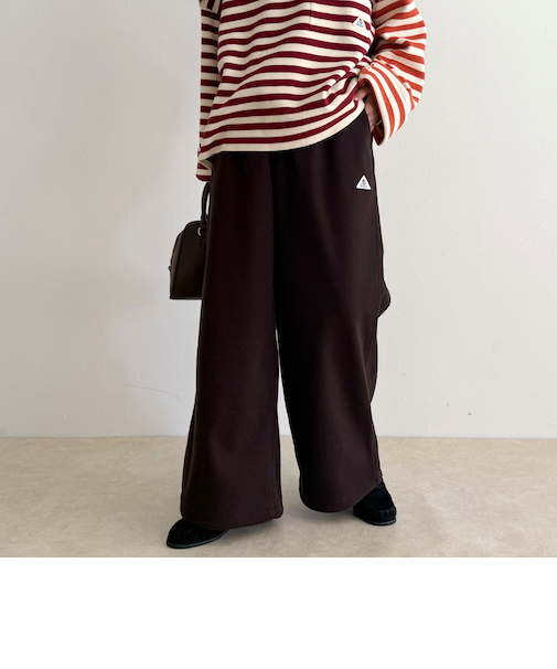 【GEVACO/ゲバコ】ウールライクイージーパンツ