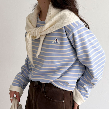 【2WAY仕様】【GEVACO/ゲバコ】裏フリースボートネックTシャツ