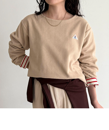 【2WAY仕様】【GEVACO/ゲバコ】裏フリースボートネックTシャツ