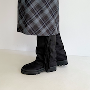 フリンジロングブーツ