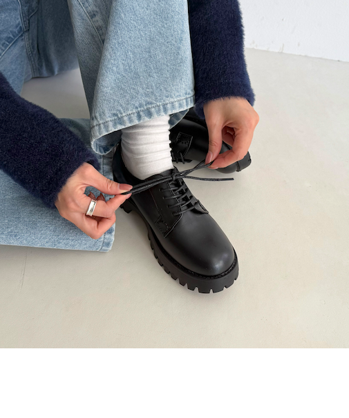 マニッシュレースアップシューズ