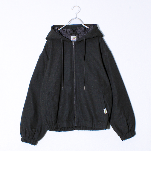 【FREDYMAC/フレディマック】ダック薄中綿フードブルゾン