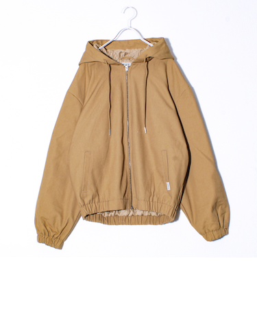 【FREDYMAC/フレディマック】ダック薄中綿フードブルゾン