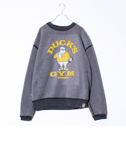【Duckster/ダックスター】リバーシブルクルーネックスウェット