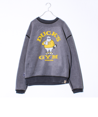 【Duckster/ダックスター】リバーシブルクルーネックスウェット