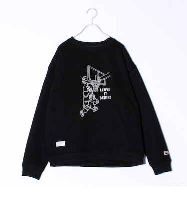 【Duckster/ダックスター】刺繍クルーネックスウェット