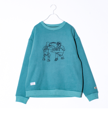 【Duckster/ダックスター】刺繍クルーネックスウェット