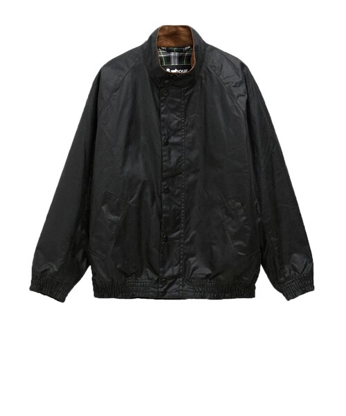 【新品未使用】BarbourTRANSPORTスタンドカラー ワックス ブルゾン BARBOUR】【TRANSPORT / トランスポート】スタンドカラー ワックス