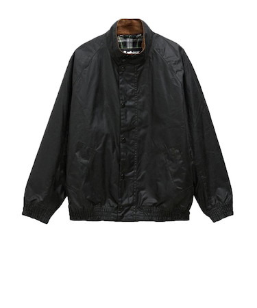 【BARBOUR】【TRANSPORT / トランスポート】スタンドカラー ワックスブルゾン