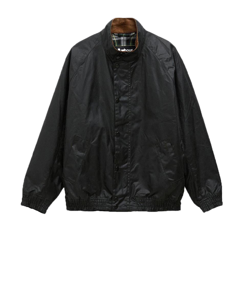 【BARBOUR】【TRANSPORT / トランスポート】スタンドカラー ワックスブルゾン