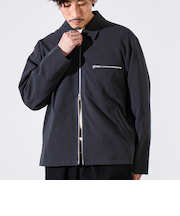 【セットアップ対応】ウールライクジップジャケット