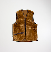 【BARBOUR/バブアー】フロントジップ ファー ライナー ベスト