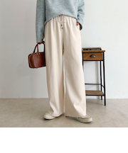 シルキーウォームセミワイドイージーパンツ