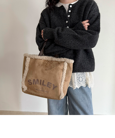 SMILEYエコファームートントートバッグ
