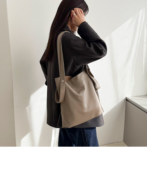 【WEB限定】【BEAURE/ビュレ】2WAYハンドルレザートートバッグ