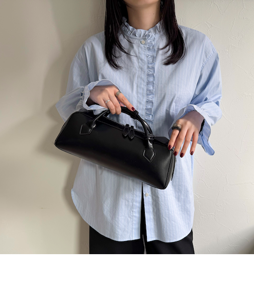 ショートハンドルボストンバッグ