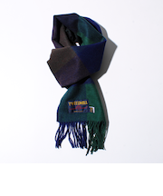 【TWEED MILL/ツイードミル】ウールチェックストール25