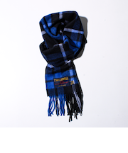 【TWEED MILL/ツイードミル】ウールチェックストール25