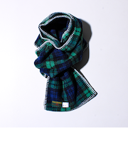 【GLOSTER別注】【TWEEDMILL】ブランケットステッチフリーススカーフ