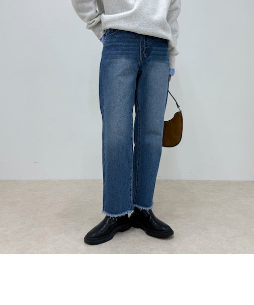 カットオフデニムパンツ