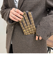 【CASSELINI/キャセリーニ】柄×モチーフ刺しゅうグローブ