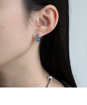 カラーストーンワンタッチピアス