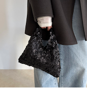 スパンコールトライアングルバッグ