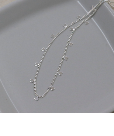 ハートチェーンアジャストネックレス